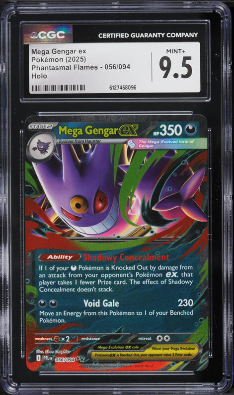2025 Pokemon Japanese Mega Dream Ex SAR Mega Gengar ex #240 CGC 10