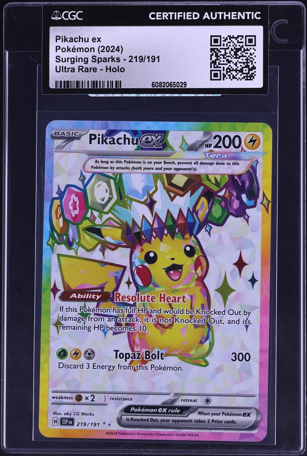 2024 Pokemon Japanese SV Promo Summer Is Here! Full Art Pikachu
