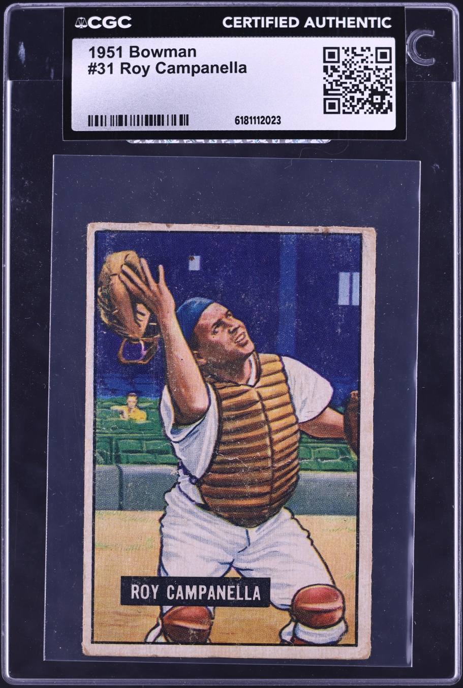1951 Bowman Roy Campanella #31 CGC AUTH