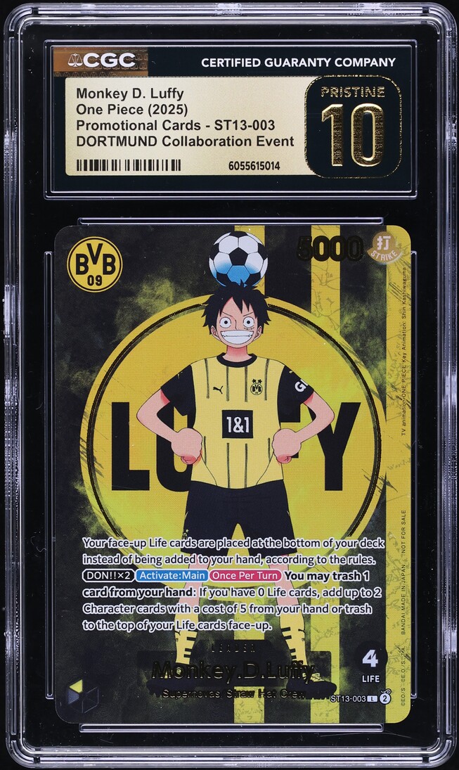 2025 One Piece Promo DORTMUND Collaboration Leader Alt Art