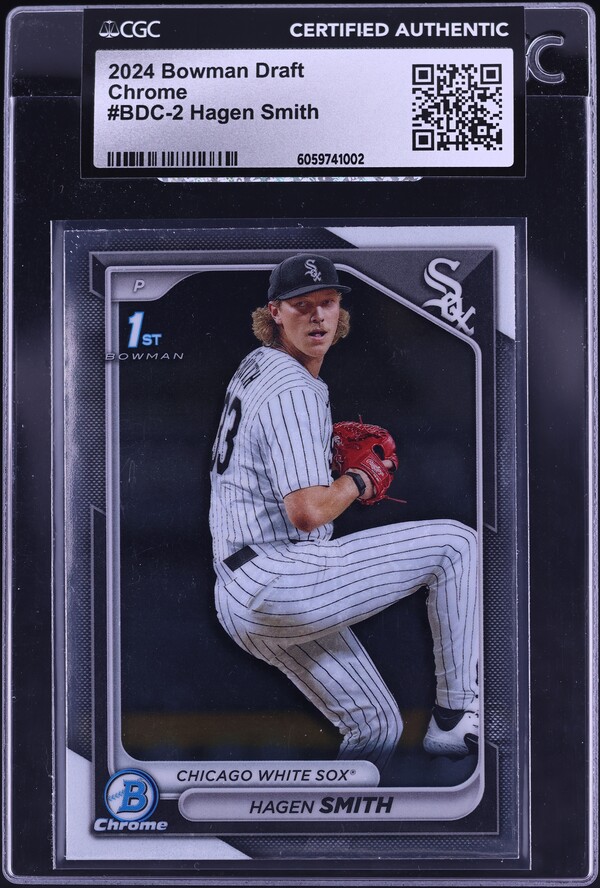 野球カード 2024 Bowman Draft Hagen Smith オートグラフカード 2024 Bowman