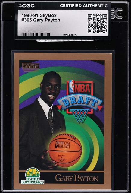 2022 Panini Chronicles Luminance Portrait Signatures Gary Payton