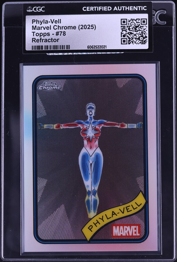 2025 Topps Marvel Chrome Refractor Mandarin #41 CGC AUTH on