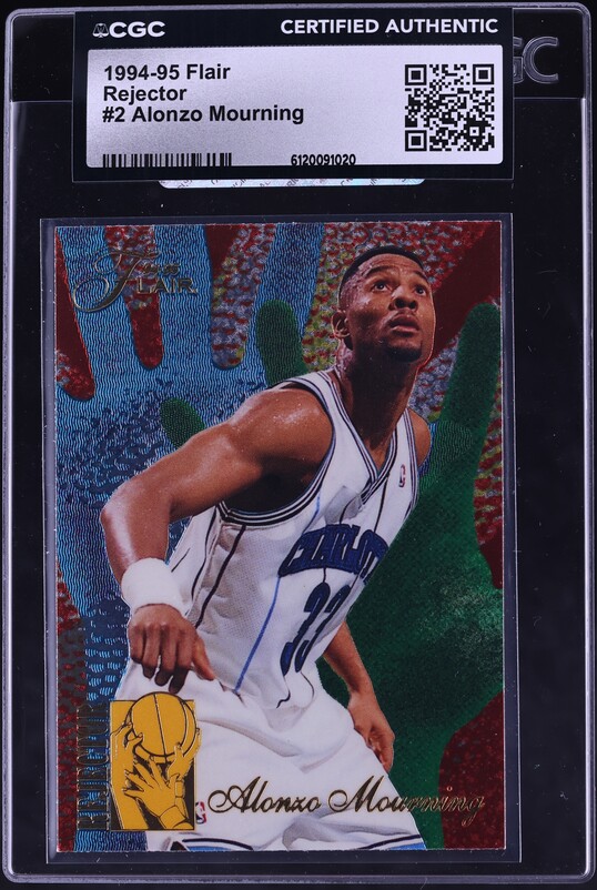 2023 Panini Flawless Enshrined Amethyst Alonzo Mourning AUTO 1/3