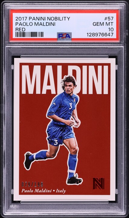 その他 Paolo Maldini auto psa10 panini その他 Paolo Maldini auto psa10 panini その他 Paolo Maldini auto