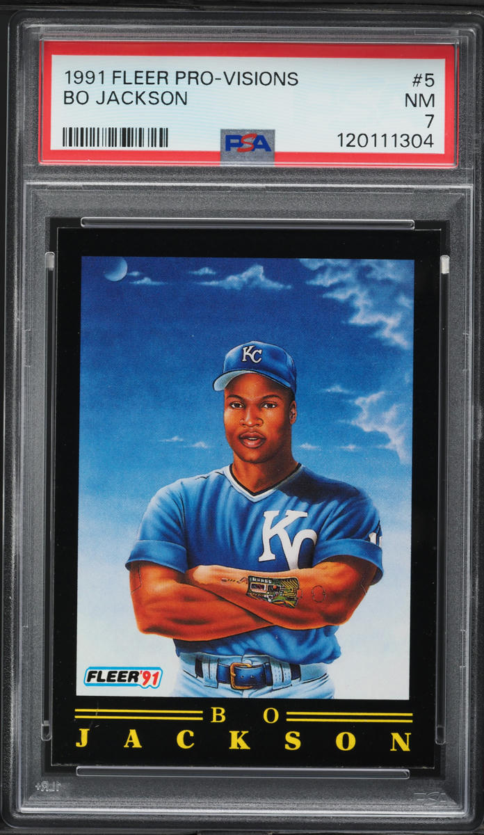 1991 Fleer Pro-Visions Bo Jackson #5 PSA 7 NRMT