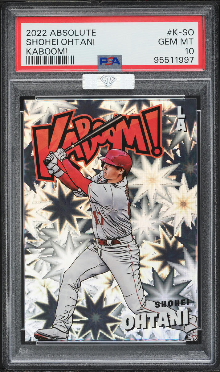 2022 Absolute Kaboom! Shohei Ohtani #K-SO MBA PSA 10 GEM MINT