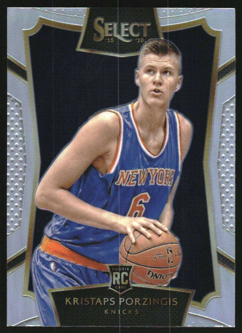 2015 Select Black Prizm Kristaps Porzingis ROOKIE 1/1 #17 BGS 9.5
