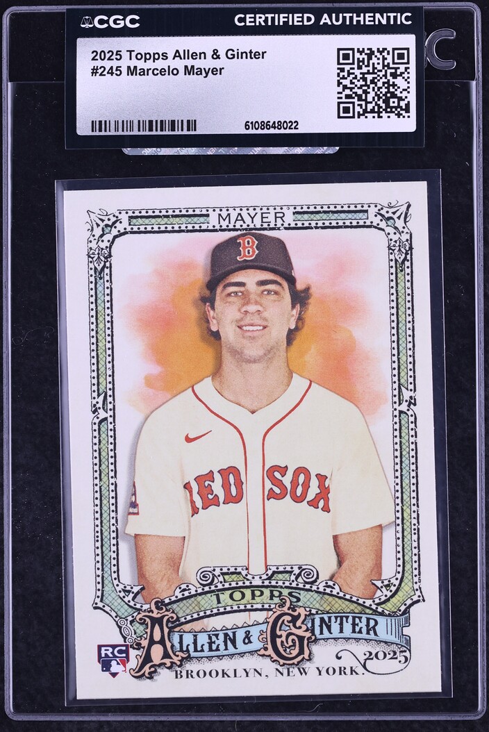 2025 Topps Allen & Ginter Marcelo Mayer ROOKIE #245 CGC AUTH