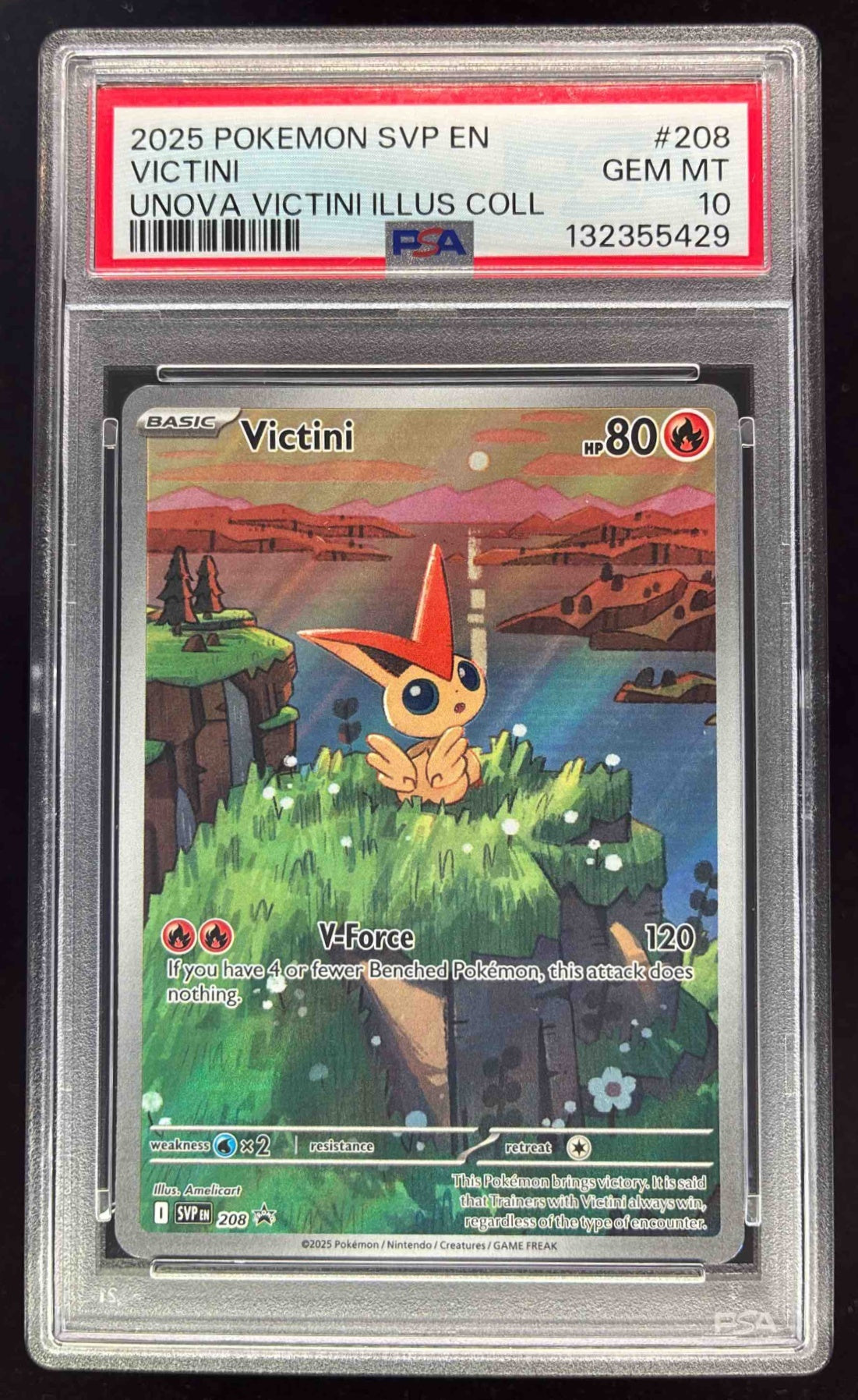2025年 ポケモンカード Victini #288 Mint 2025 ポケモン SV-P JPN ビクティニ #288 MINT Victini #288 2025