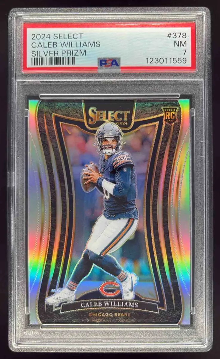 2024 Panini Select Suite Silver Prizm #378 Caleb Williams RC