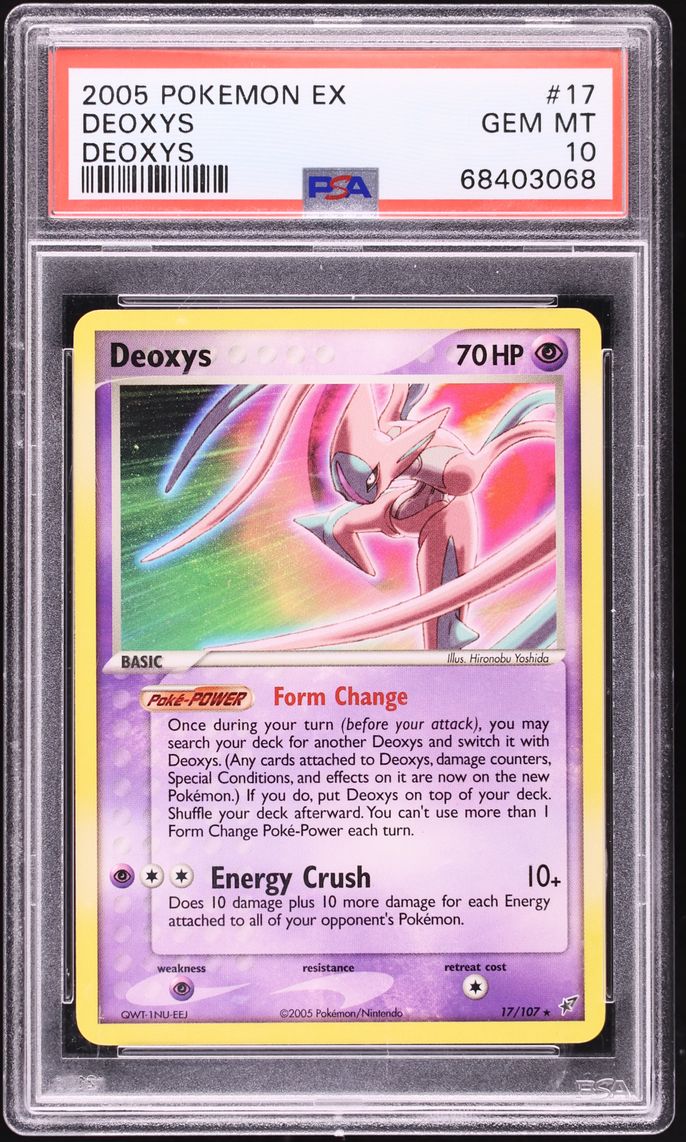 2005 Pokemon EX Deoxys #17 PSA 10 GEM MINT