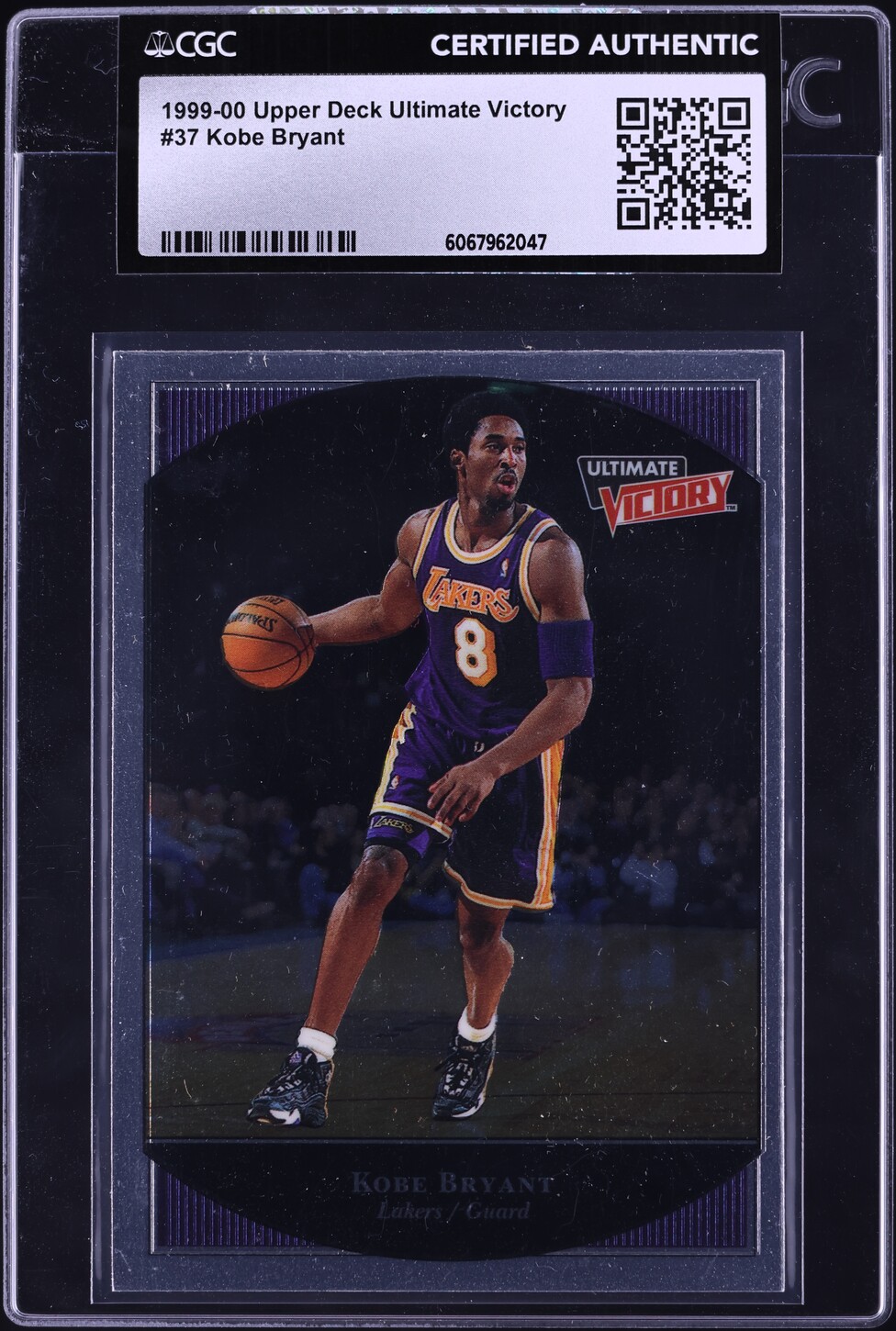 1999 Upper Deck Ultimate Victory Kobe Bryant #37 CGC AUTH