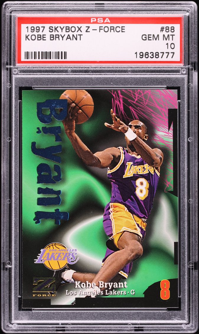 1997 Skybox Z-Force Kobe Bryant #88 PSA 10 GEM MINT
