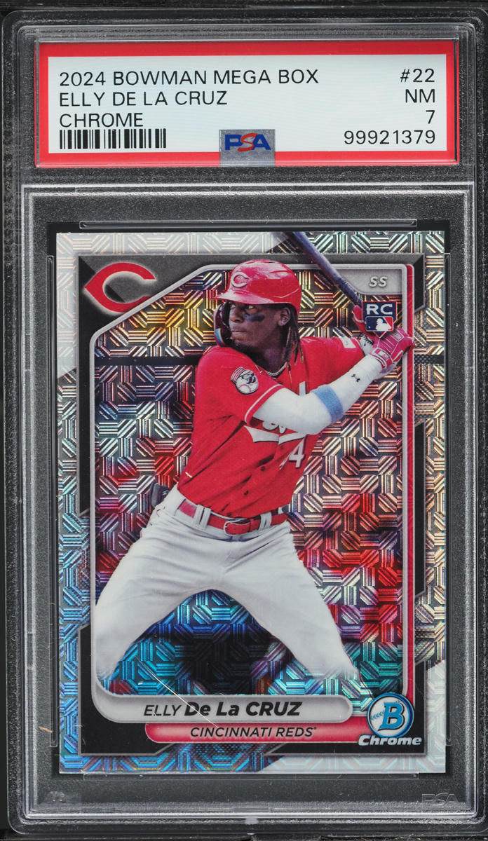2024 Bowman Chrome Mega Box Elly De La Cruz ROOKIE #22 PSA 7 NRMT