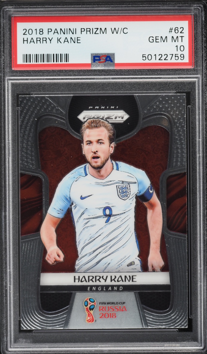 2018 Panini Prizm World Cup Harry Kane #62 PSA 10 GEM MINT