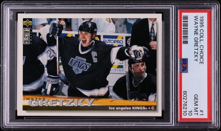 1995 Collector's Choice Hockey Wayne Gretzky #1 PSA 10 GEM MINT