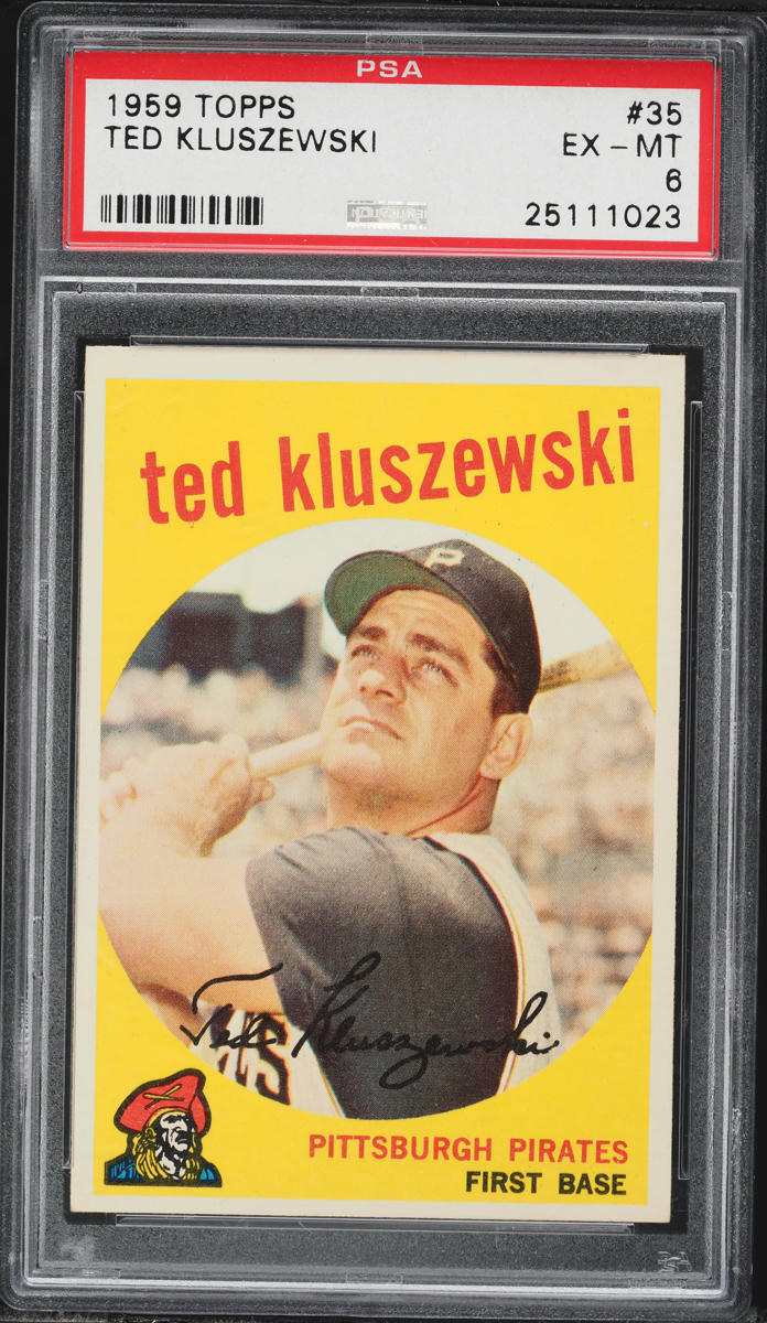1959 Topps Ted Kluszewski #35 PSA 6 EXMT