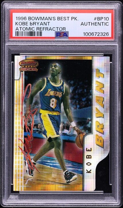 その他 KOBE Bowman's Best Atomic Refractors 1996-97 Bowman's Best - Picks Kobe Bryant #BP10 Atomic