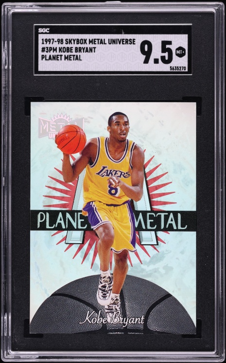 1997 Skybox E-X2001 Star Date 2001 Die-Cut Kobe Bryant #3 PSA 8 NM