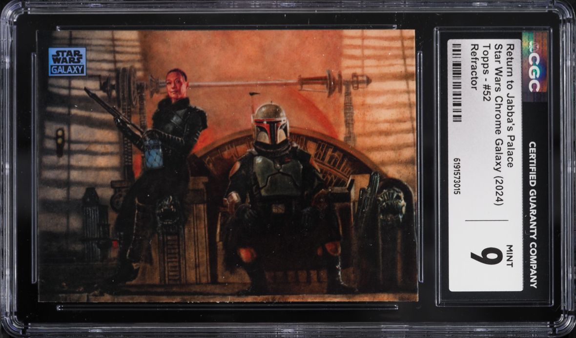 2024 Topps Chrome Star Wars Galaxy Refractor Return To Jabba's Palace #52 CGC 9 MINT