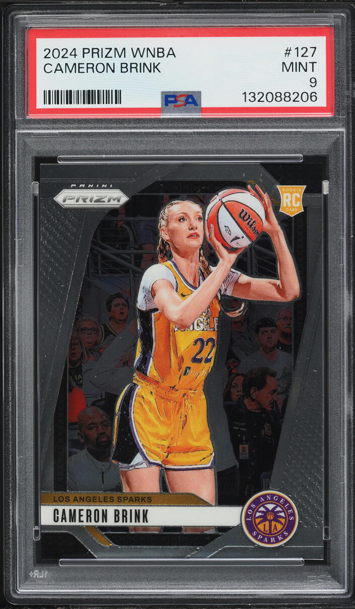 2024 Panini Prizm WNBA Cameron Brink ROOKIE #127 PSA 9 MINT