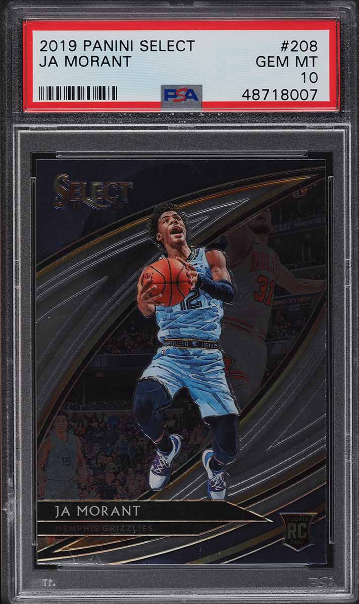 2019 Select Courtside Ja Morant ROOKIE #208 PSA 10 GEM MINT