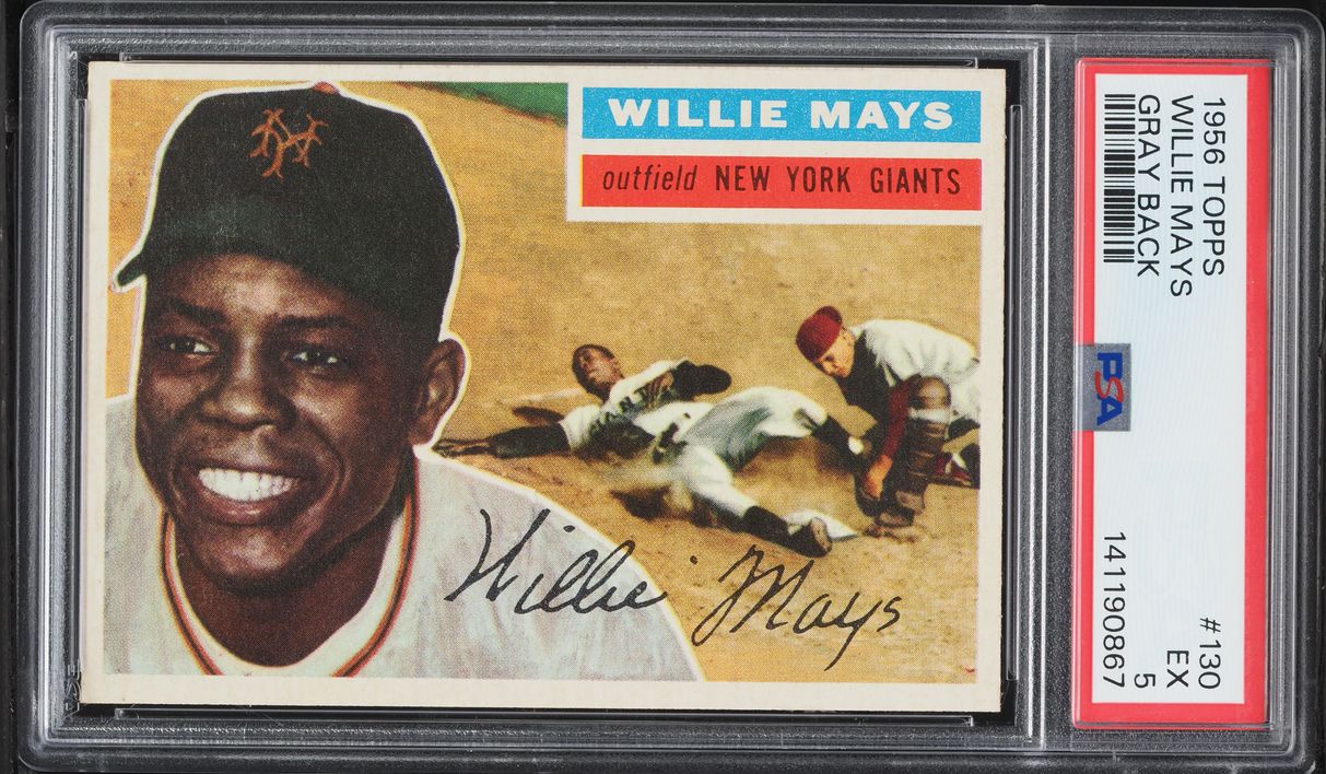 1956 Topps Willie Mays #130 PSA 5 EX
