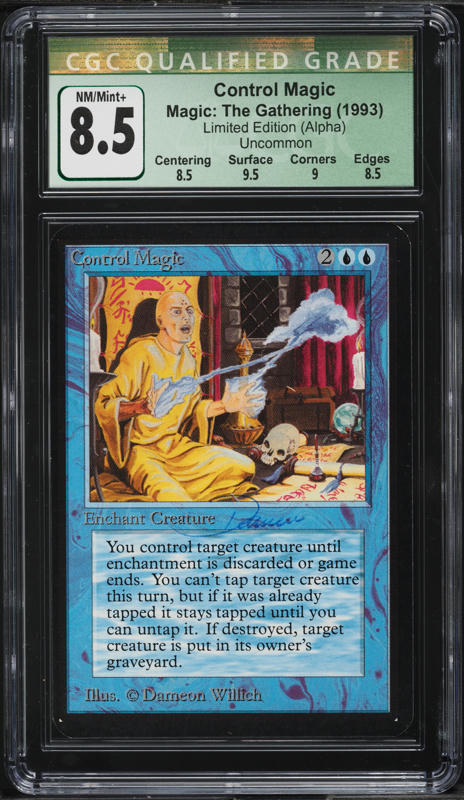 1994 Magic The Gathering MTG Revised Edition Bayou CGC 8.5 NM-MT+