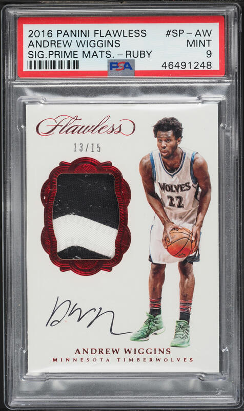 2024 Panini Prizm Black Andrew Wiggins #119 CGC AUTH on Fanatics