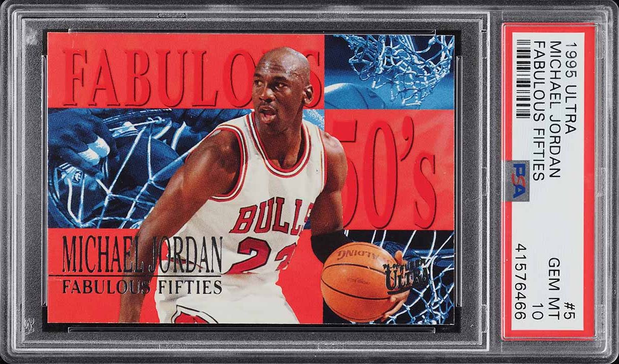 1995 Ultra Fabulous Fifties Michael Jordan #5 PSA 10 GEM MINT