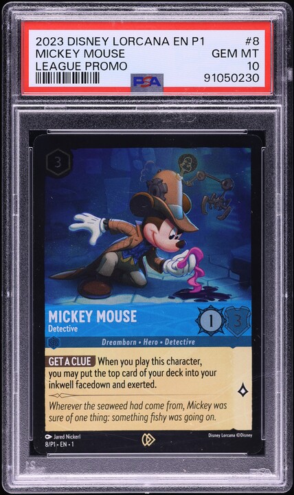 PSA10 lorcana ミッキーグーフィー gencon 2023 プロモ Auction Prices Realized Tcg Cards 2023 DISNEY LORCANA EN P1