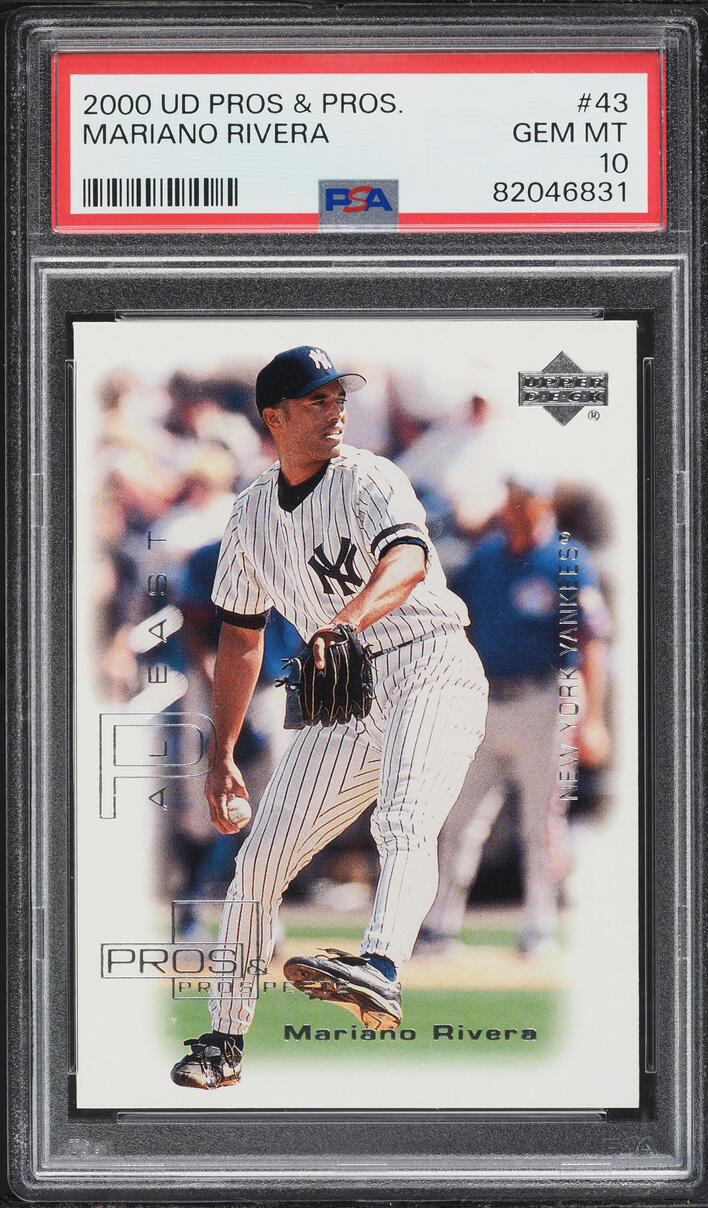 2000 Upper Deck Pros & Prospects Mariano Rivera #43 PSA 10 GEM MINT