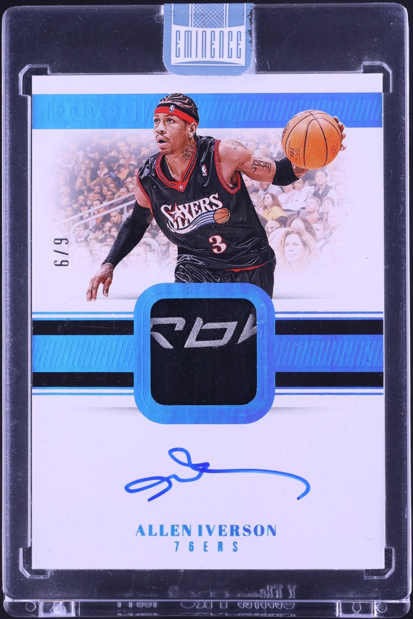 2024 Panini Eminence Allen Iverson REEBOK PATCH AUTO /9 #PA-AIV