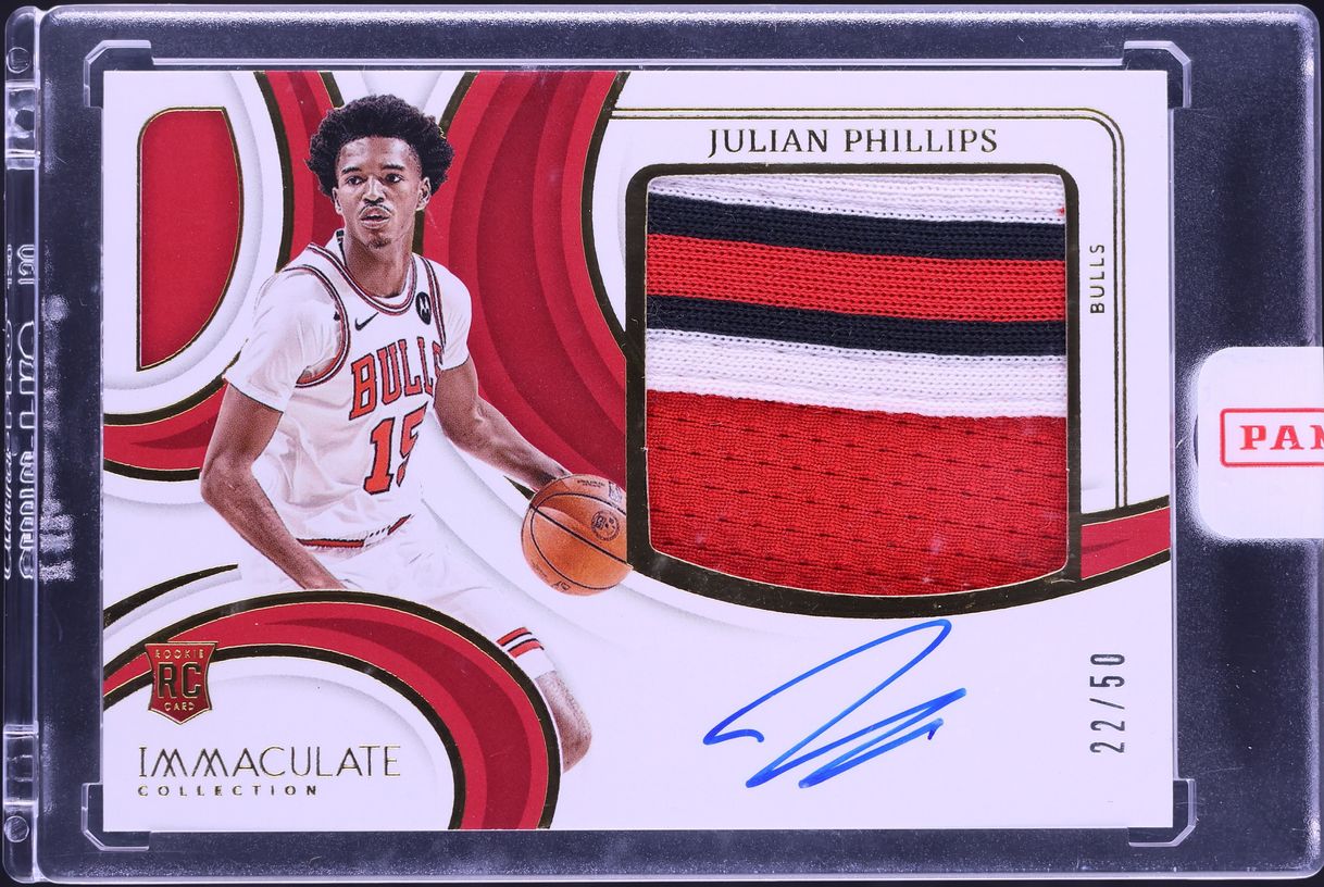 2023 Immaculate Collection Premium Julian Phillips ROOKIE PATCH AUTO /50 #PPA-PHL