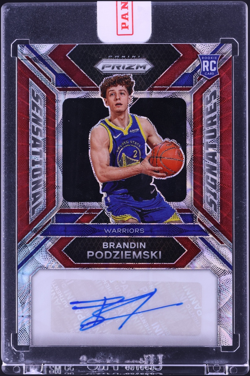 2023 Panini Prizm Sensational Signatures Choice Brandin Podziemski ROOKIE AUTO /88 #SS-PO