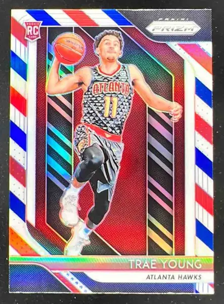 2018 Panini Prizm Black Prizms Trae Young ROOKIE RC 1/1 #78 BGS 9