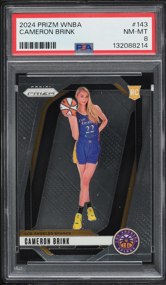 2024 Panini Prizm WNBA Cameron Brink ROOKIE #143 PSA 8 NM-MT