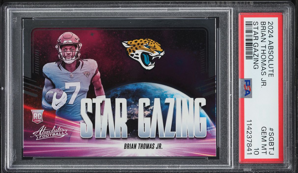 2024 Absolute Star Gazing Brian Thomas Jr. ROOKIE #SG-BTJ PSA 10 GEM MINT