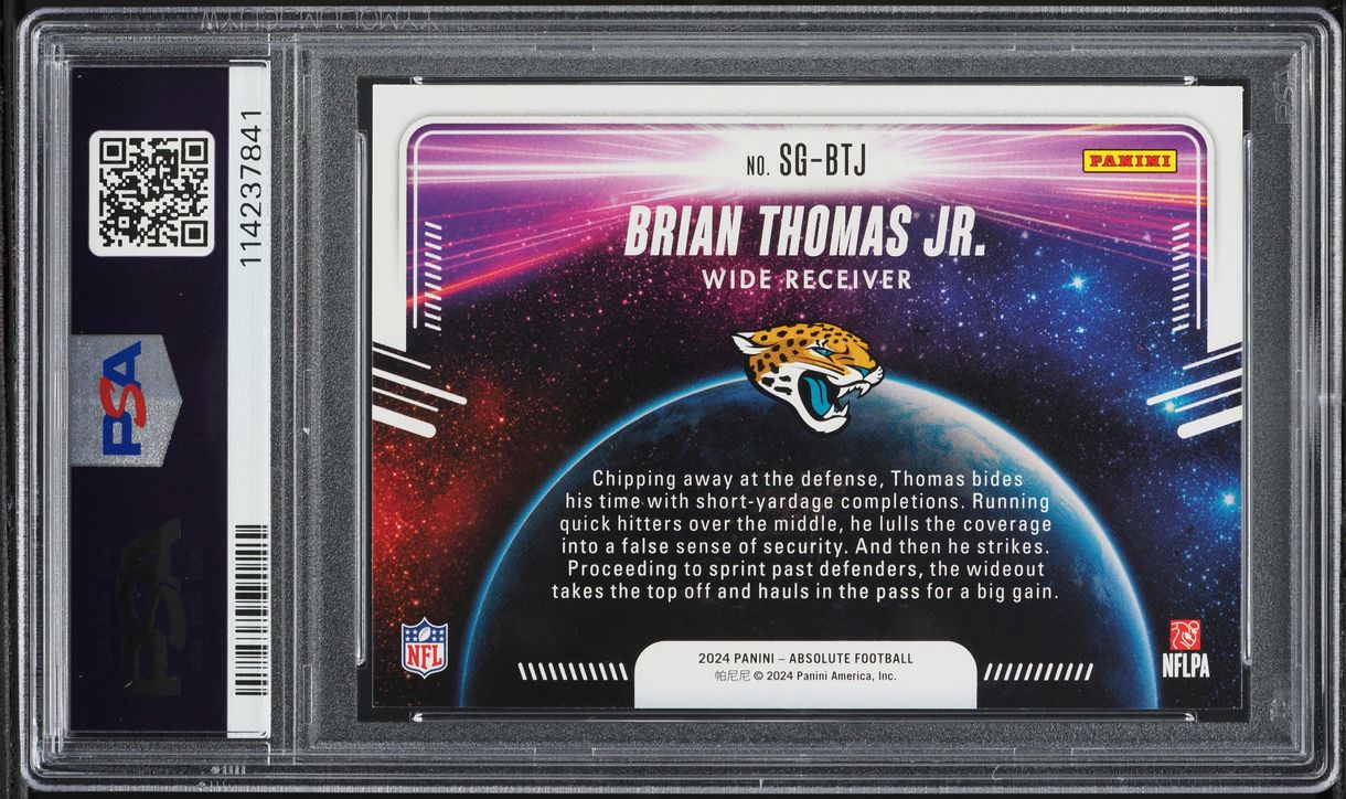 2024 Absolute Star Gazing Brian Thomas Jr. ROOKIE #SG-BTJ PSA 10 GEM MINT