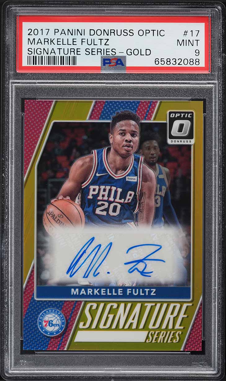 2017 Panini Prizm Markelle Fultz ROOKIE #1 PSA 9 MINT on Fanatics