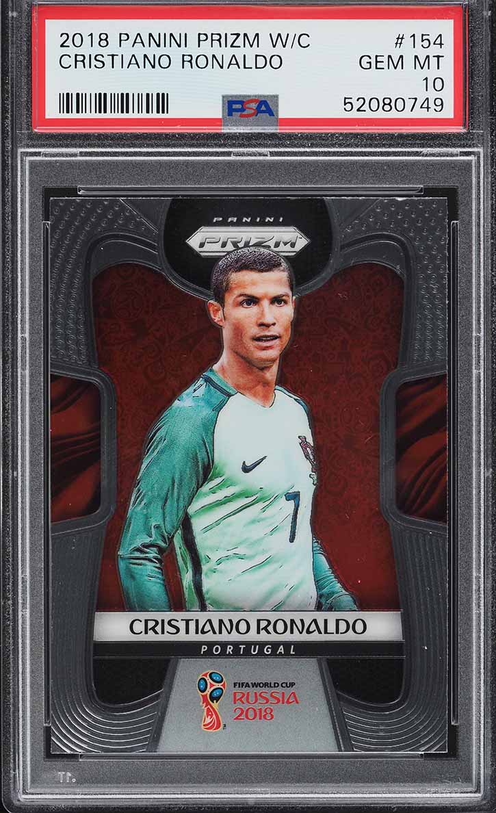 2018 Panini Prizm World Cup Cristiano Ronaldo #154 PSA 10 GEM MINT