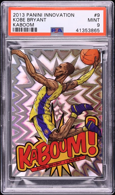 2013 Panini Innovation Kaboom! Kobe Bryant #9 PSA 9 MINT