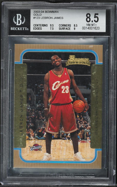 2004 Upper Deck National Trading Card Day LeBron James #UD-7 PSA 7