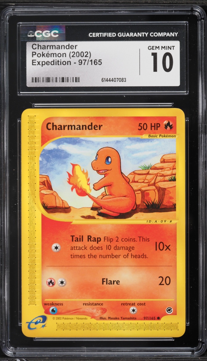 2002 Pokemon Expedition Charmander #97 CGC 10 GEM MINT