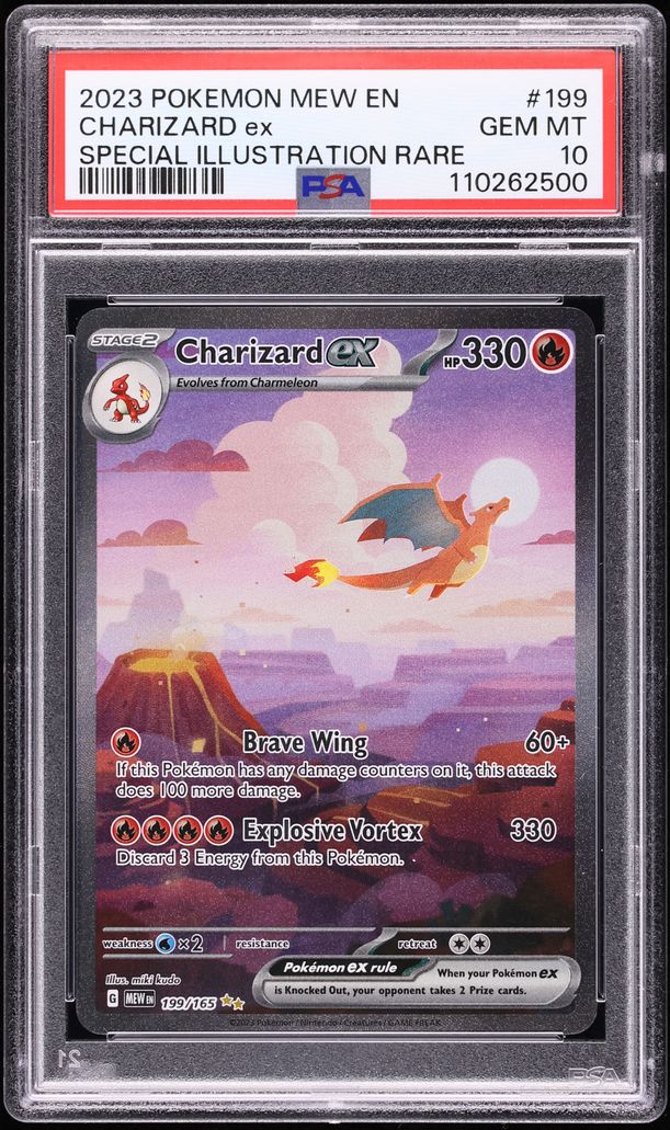 2023 Pokemon Scarlet & Violet 151 SIR Charizard ex #199 PSA
