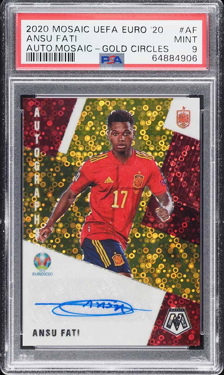ANSU FATI 2020 PANINI CHRONICLES SPECTRA LA LIGA AUTOGRAPHS #13