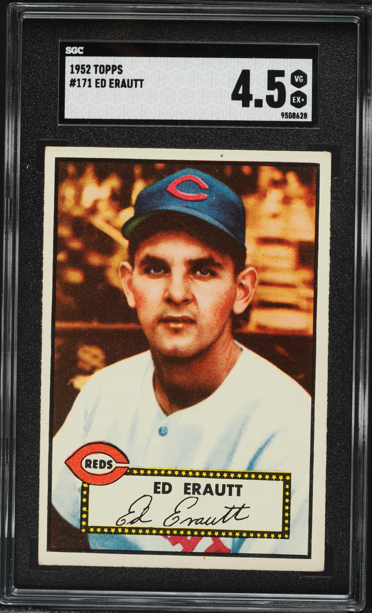 1952 Topps Ed Erautt #171 SGC 4.5 VGEX+