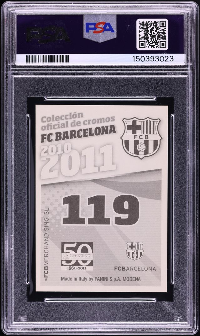 2010 Panini FC Barcelona Lionel Messi #119 PSA 9 MINT