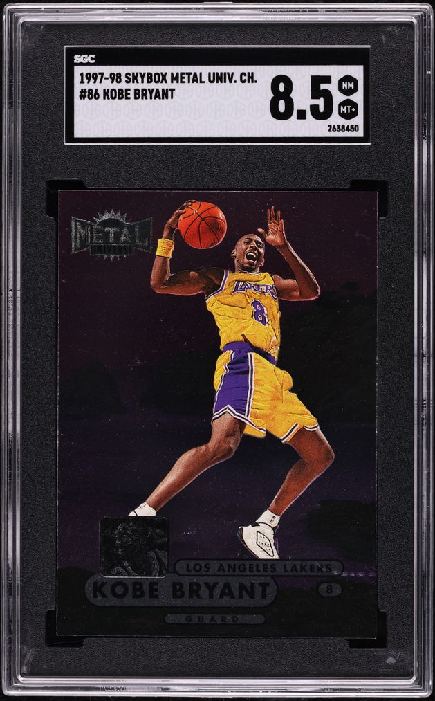 PSA10】1997 Metal Universe Kobe Bryant
